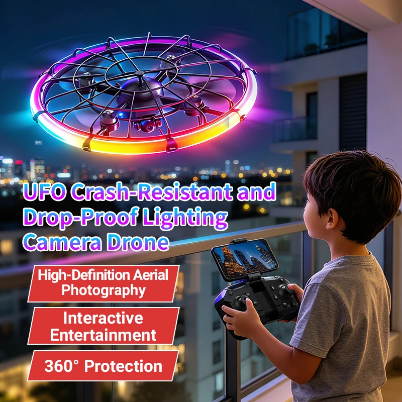 Drone Cinematic - طائرة JJRC H145 UFO RC بدون