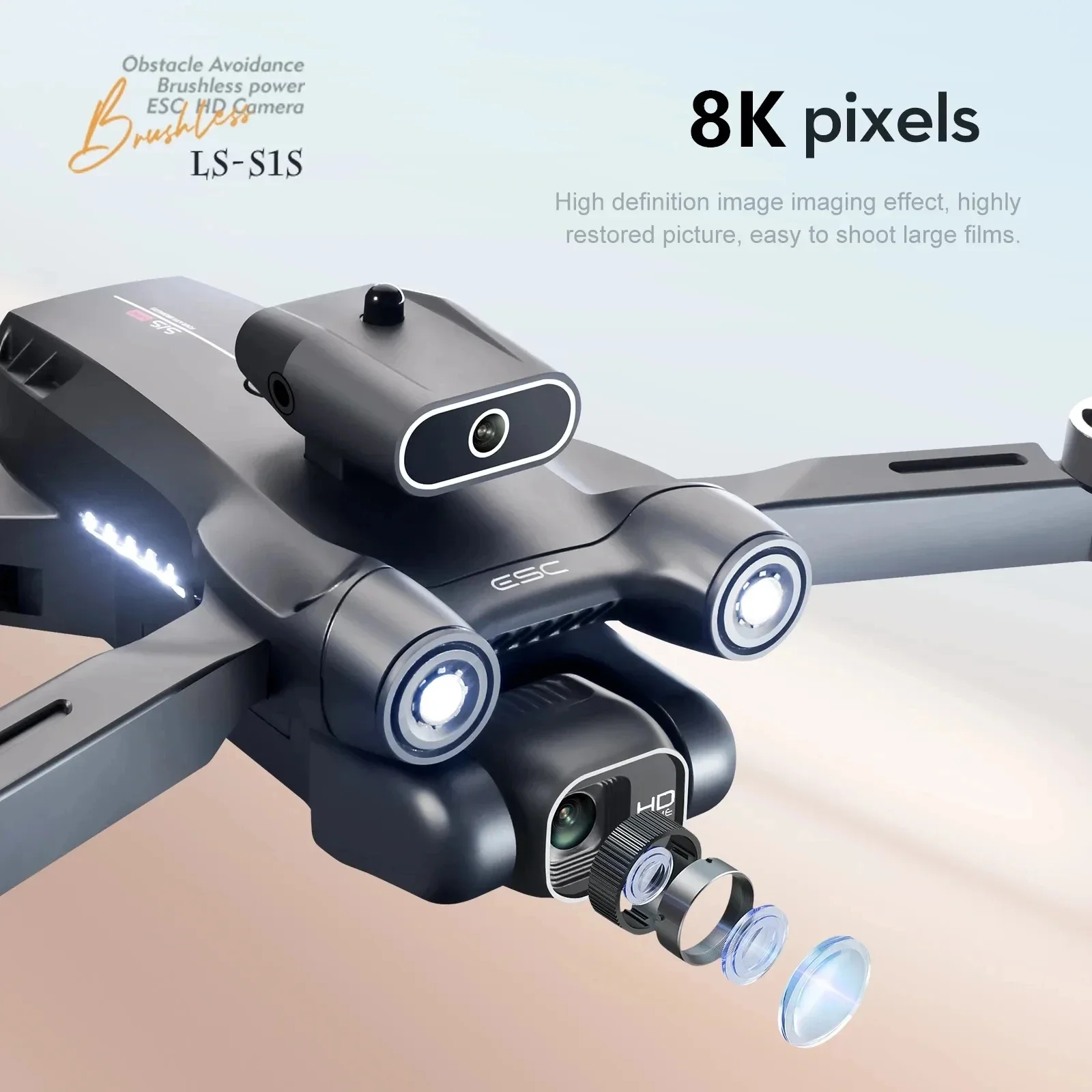 طائرة بدون طيار احترافية بدون  - مراجعة Drone Cinematic وسعره