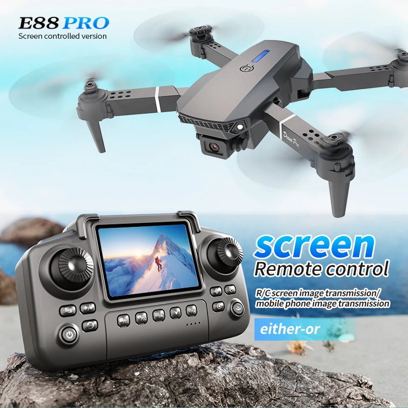 طائرة بدون طيار احترافية E88 P - مراجعة Drone Cinematic وسعره