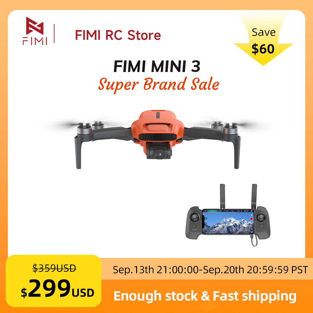 طائرة بدون طيار FIMI MINI 3 مع - مراجعة Drone Cinematic وسعره